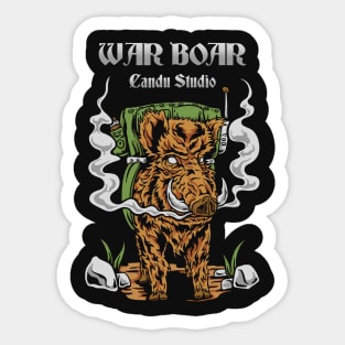 WAR BOAR Sticker